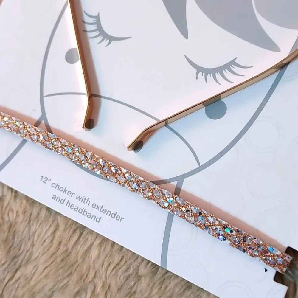 Girls Headbands & Necklaces 3-bundle
